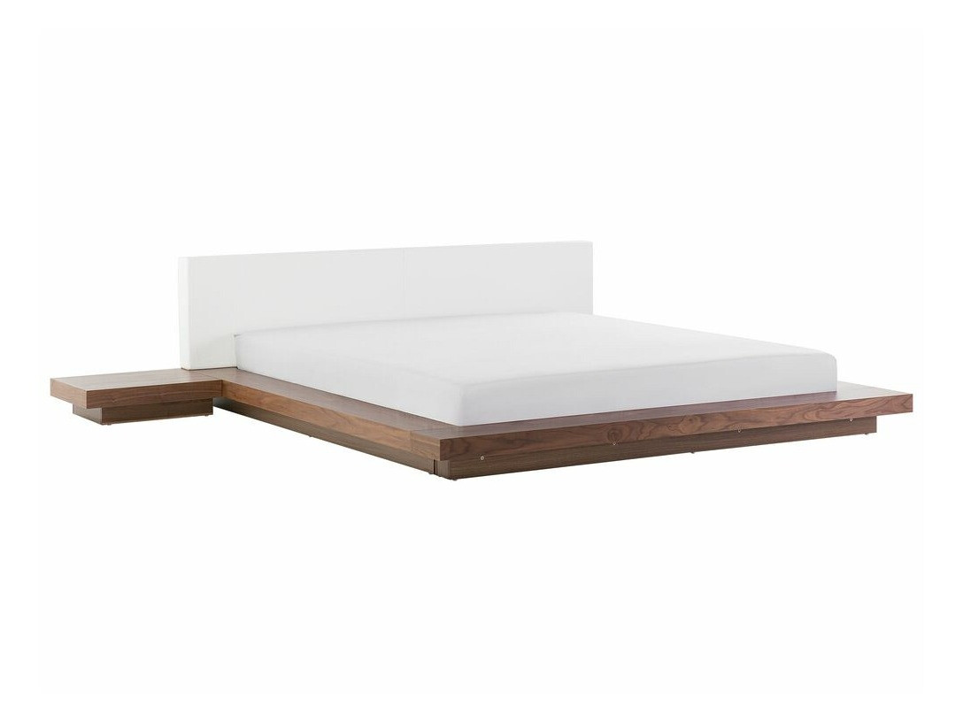 Postelja Berwyn 541 (Rjava) Z nočne omarice