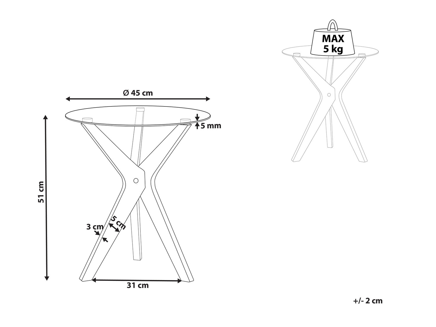 Stranska mizica Berwyn 539