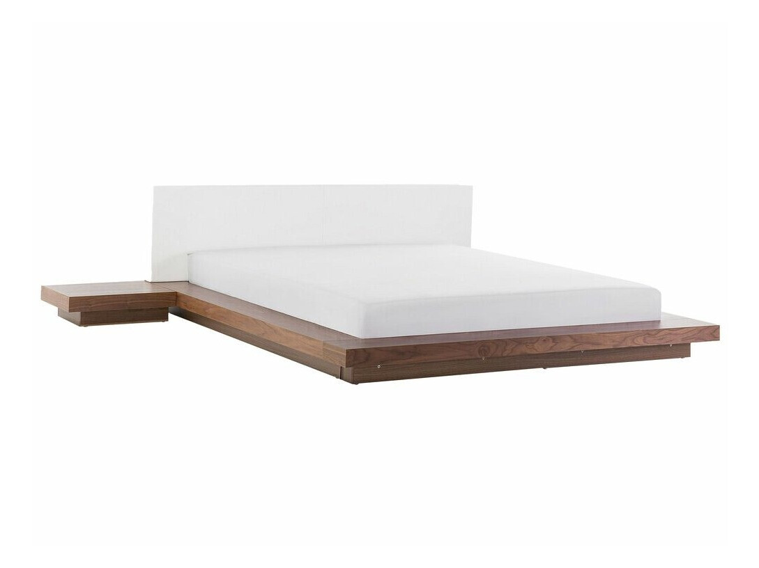 Postelja Berwyn 543 (Rjava) Z nočne omarice