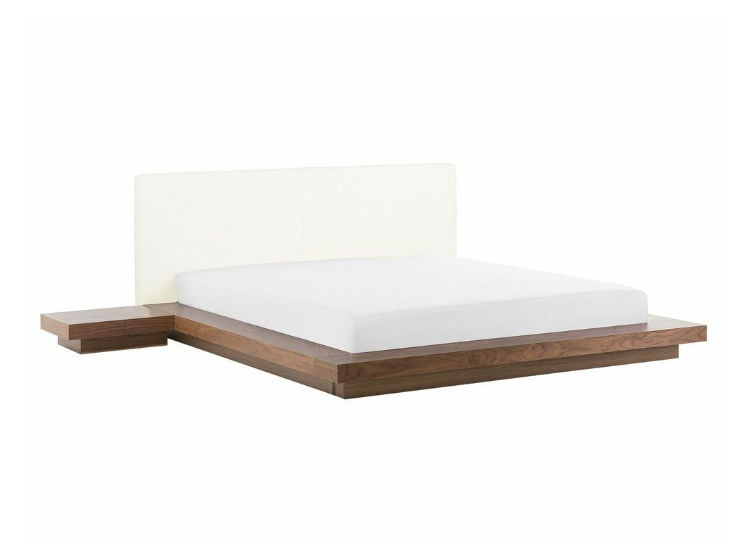 Postelja Berwyn 543 (Rjava) Z nočne omarice