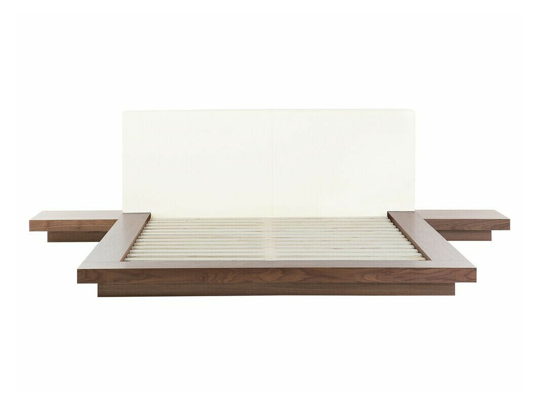 Postelja Berwyn 543 (Rjava) Z nočne omarice