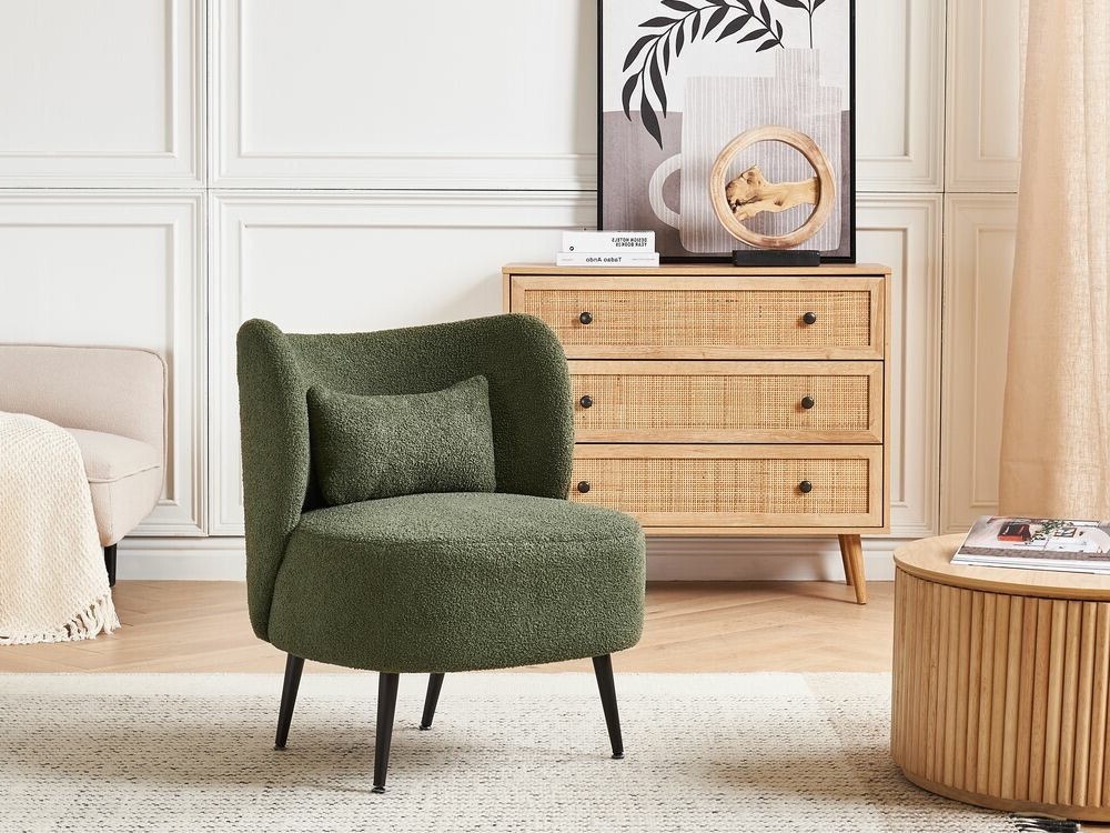 Fotelj Berwyn 570 (Kaki + Črna)