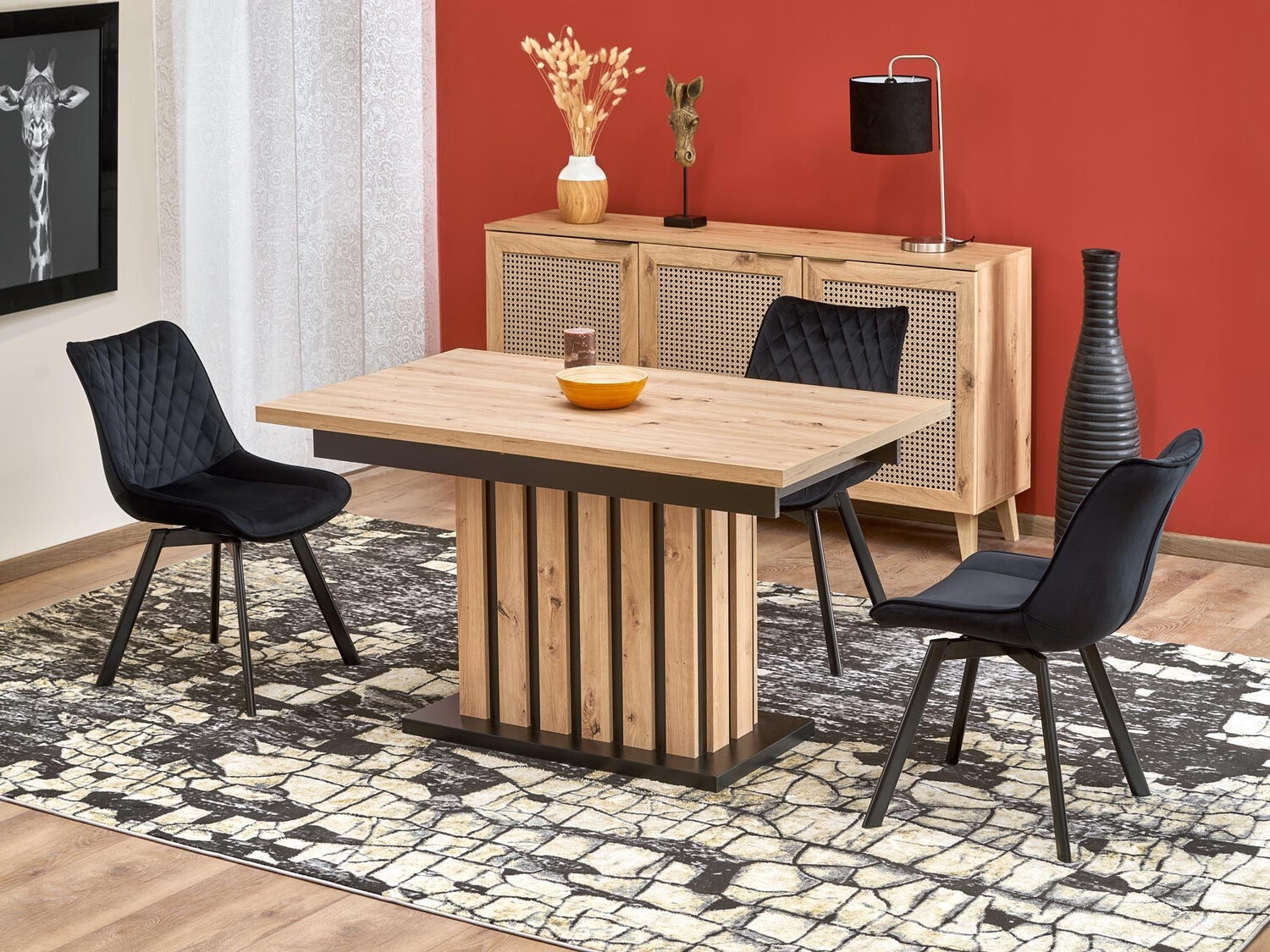 Stol Houston 1442 (Črna)