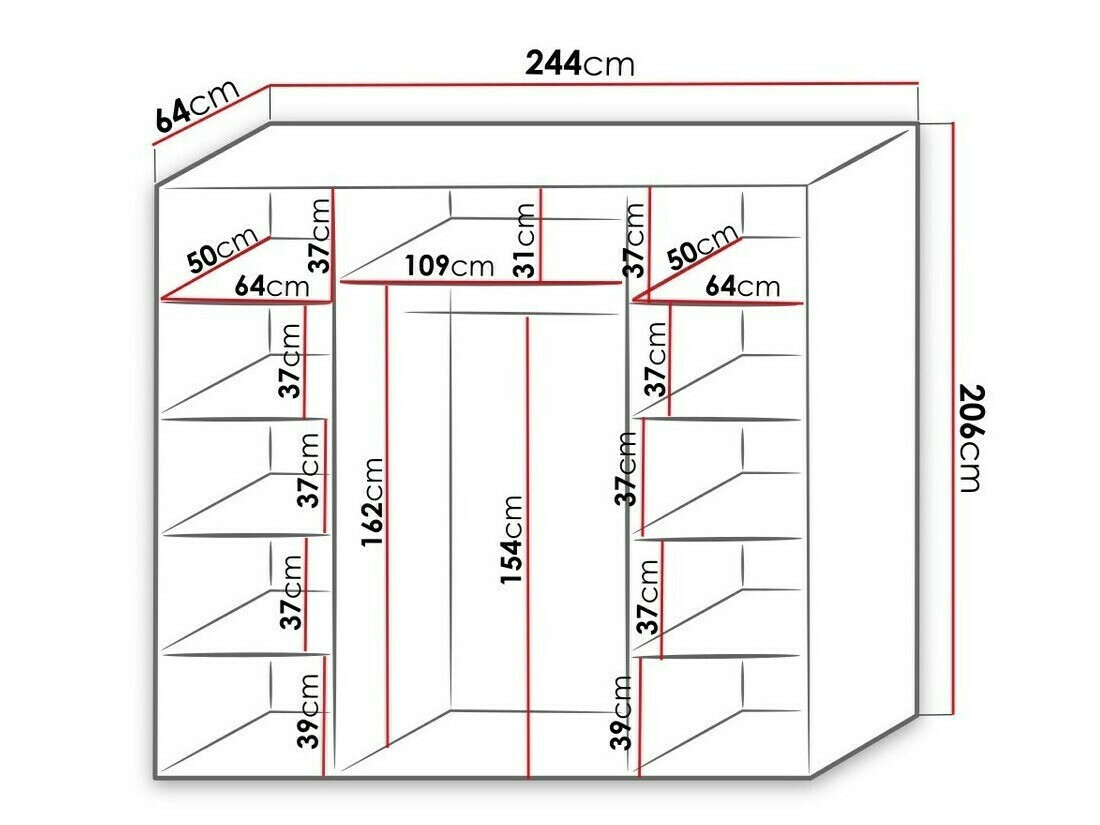 Garderobna omara Murrieta 177