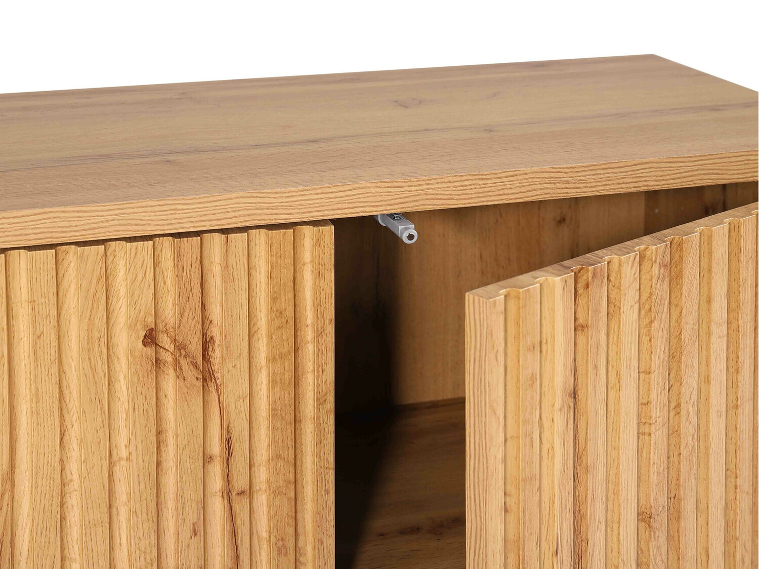 TV-omarica Denton 1189 (Črna + Wotan hrast)