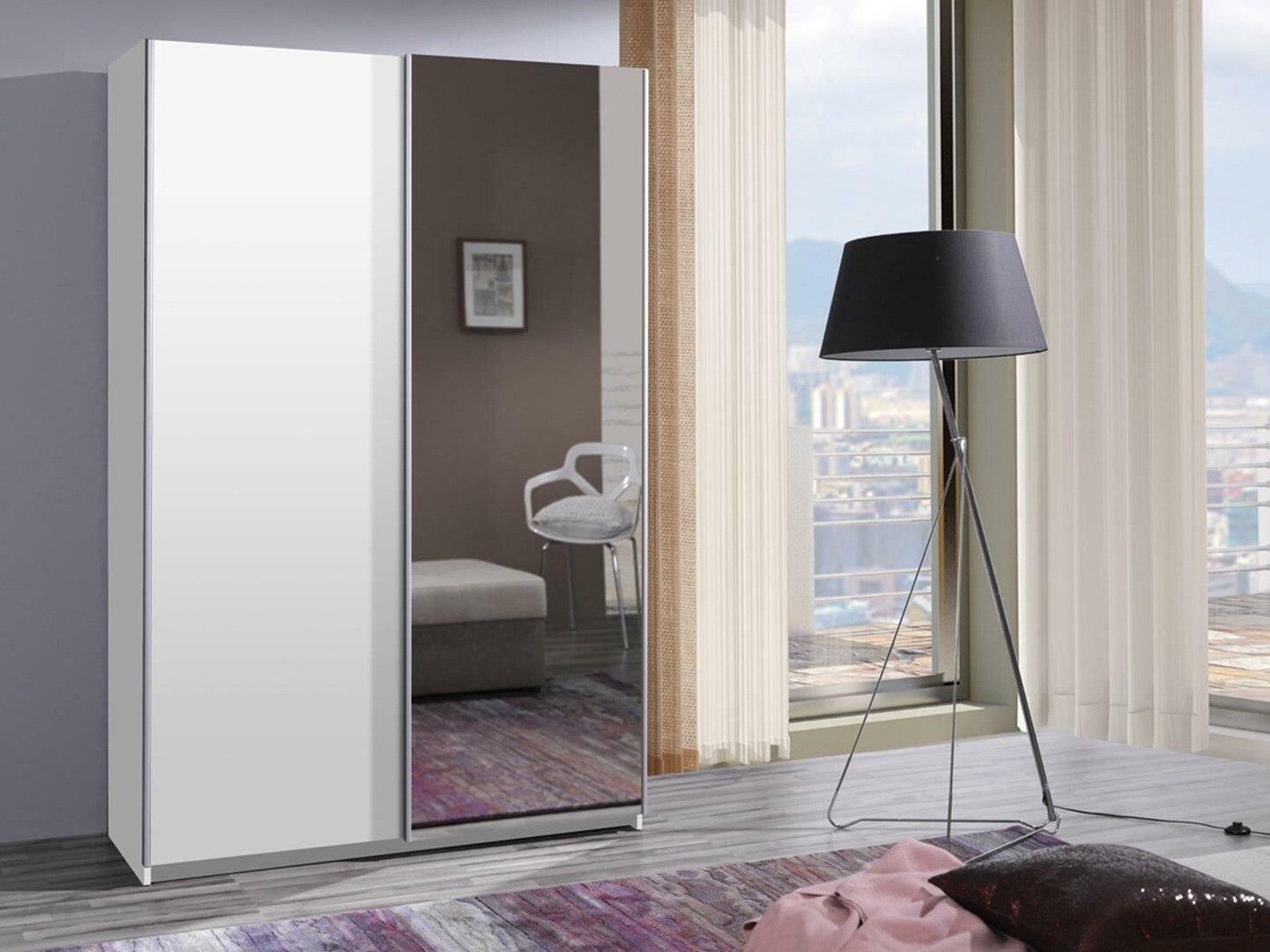 Garderobna omara Murrieta 112 (Bela)