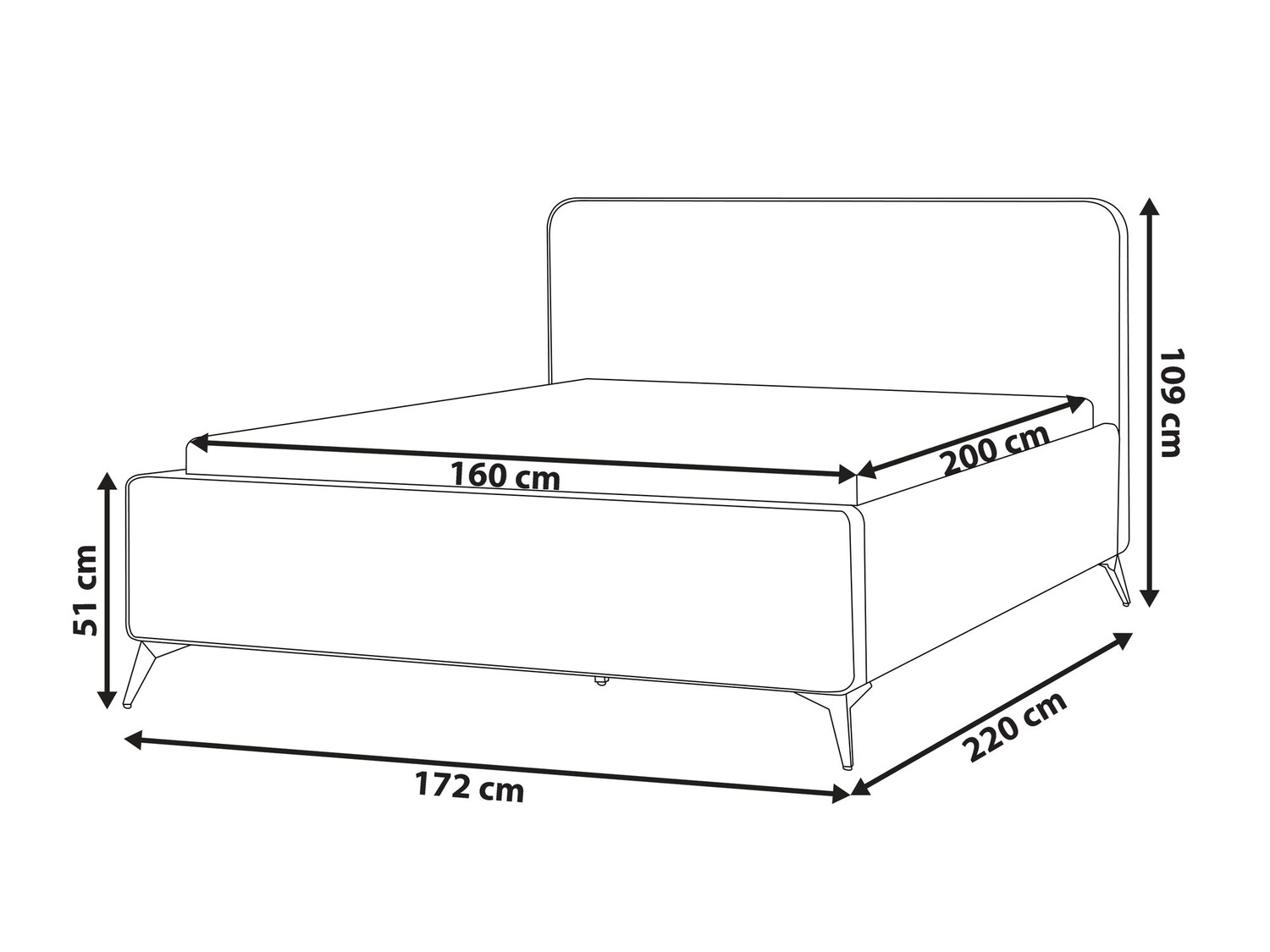 Postelja Berwyn 601 (Bež)