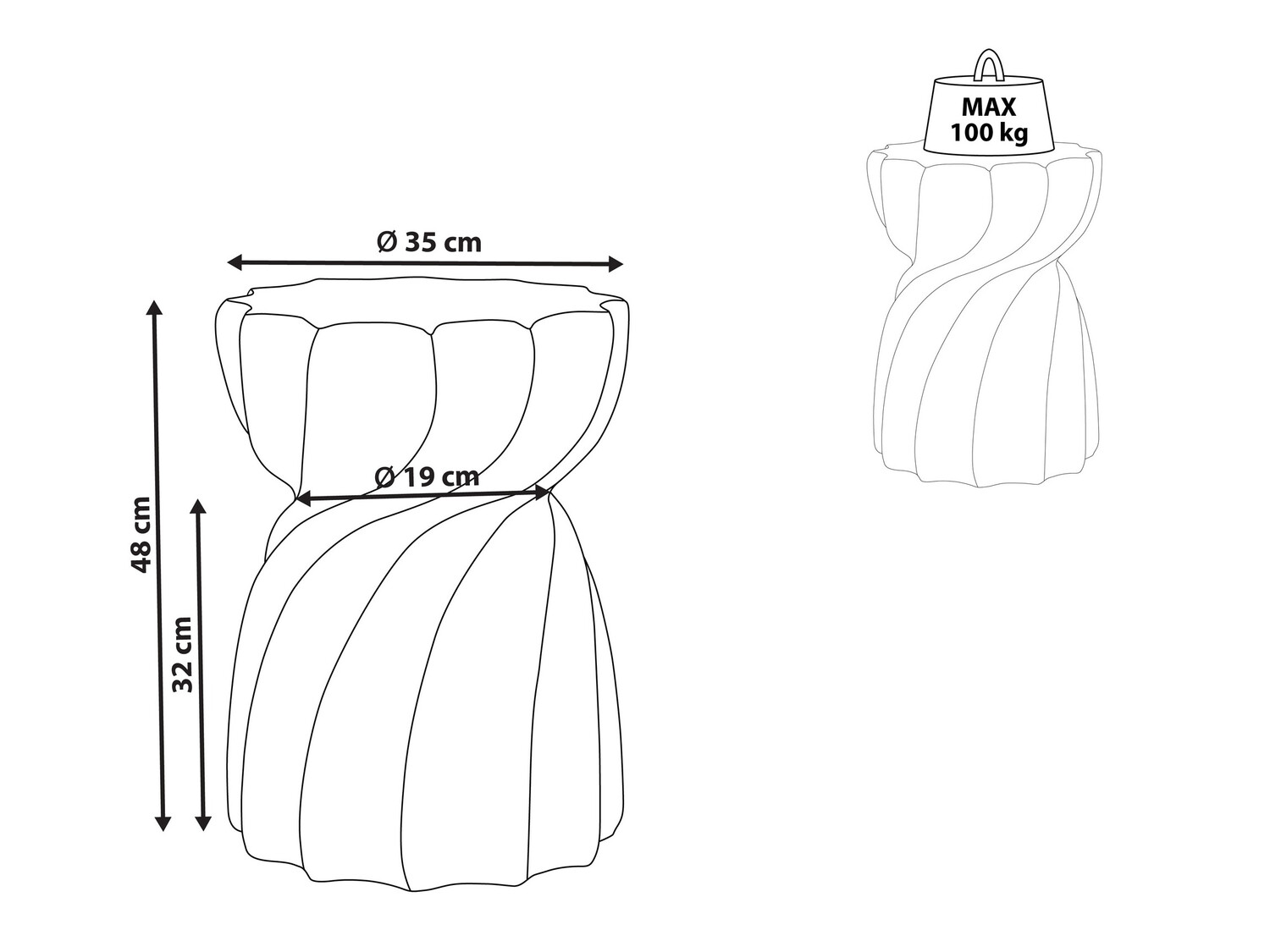 Stranska mizica Berwyn 604