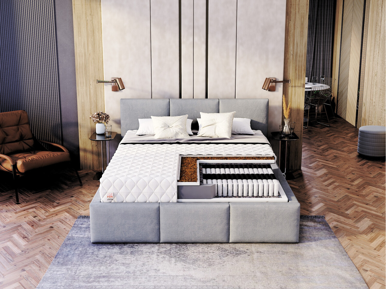 Vzmetnica Fairfield 104 (140 x 200 cm)