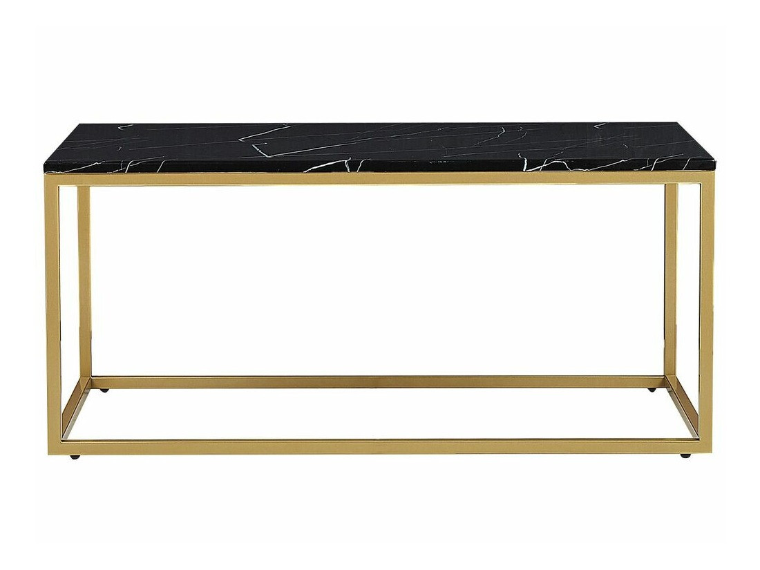 Klubska mizica Berwyn 638 (Zlata + Črni marmor)