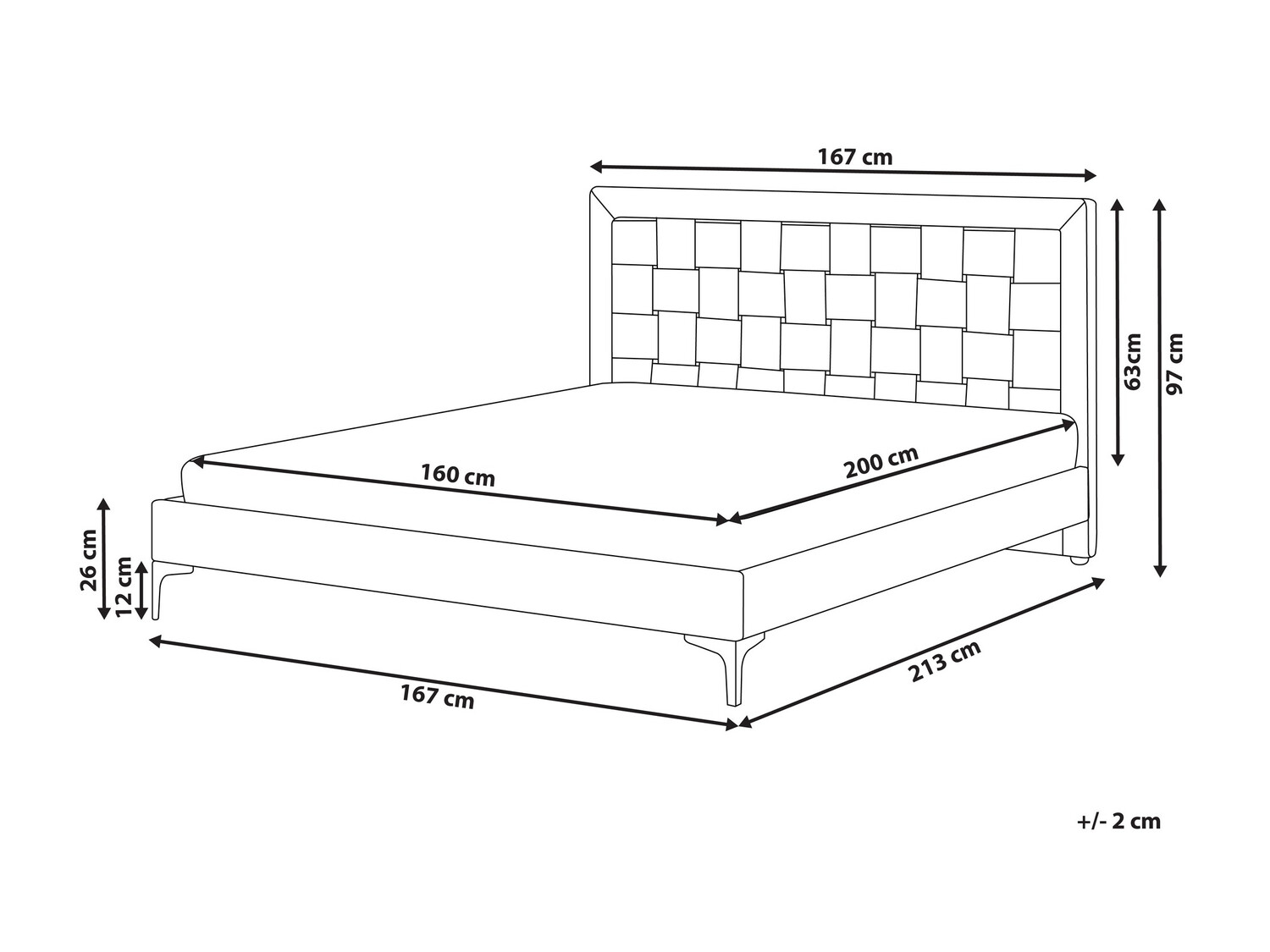 Postelja Berwyn 639 (Taupe)