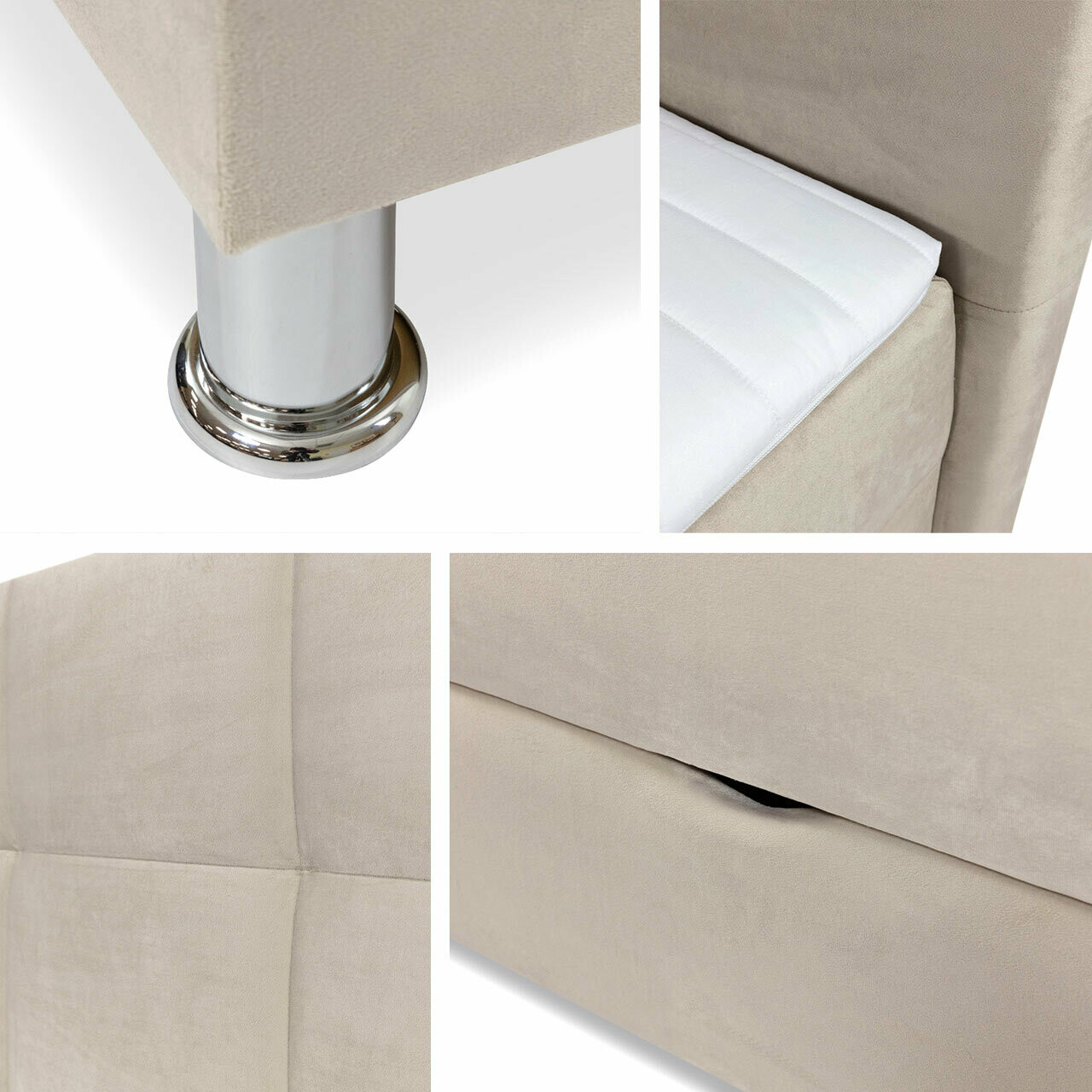 Boxspring postelja ComfiDream 123 (Fresh 01)