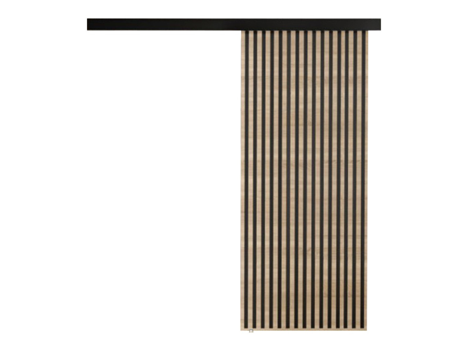 Drsna vrata Dover 202 (Sonoma hrast + Črna)