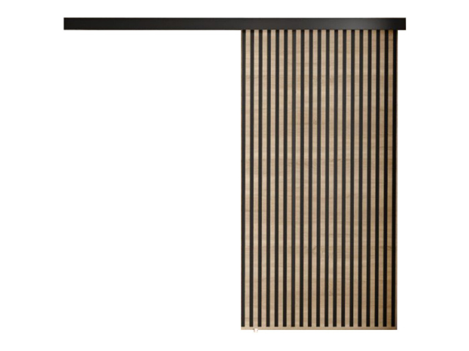 Drsna vrata Dover 204 (Sonoma hrast + Črna)