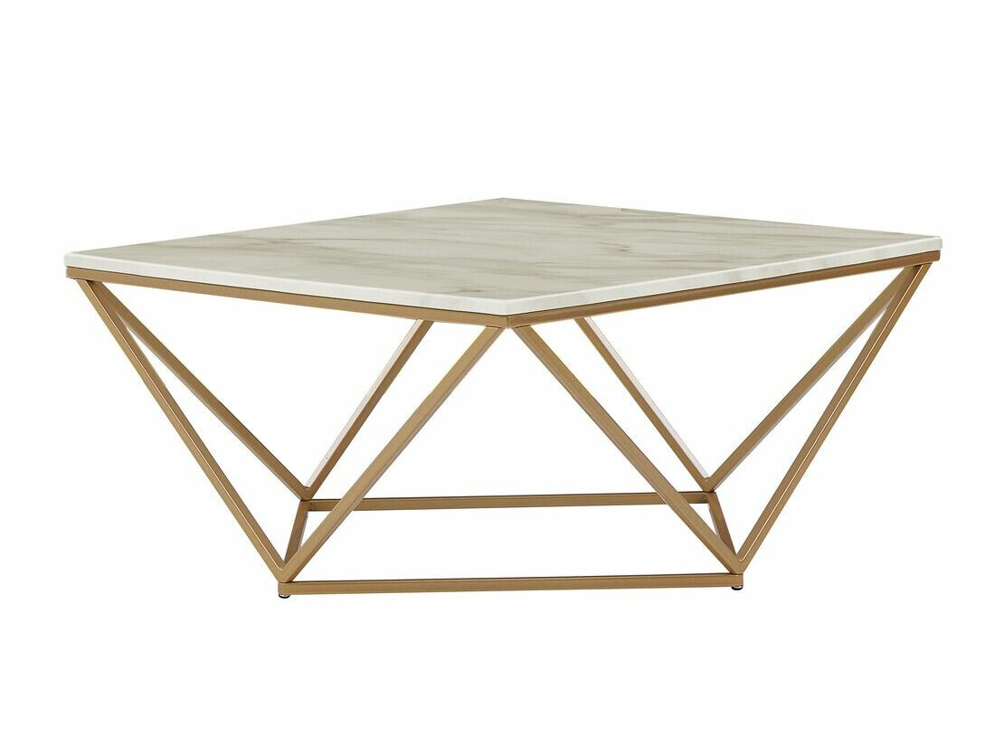 Klubska mizica Berwyn 644 (Zlata + Rjavi marmor)