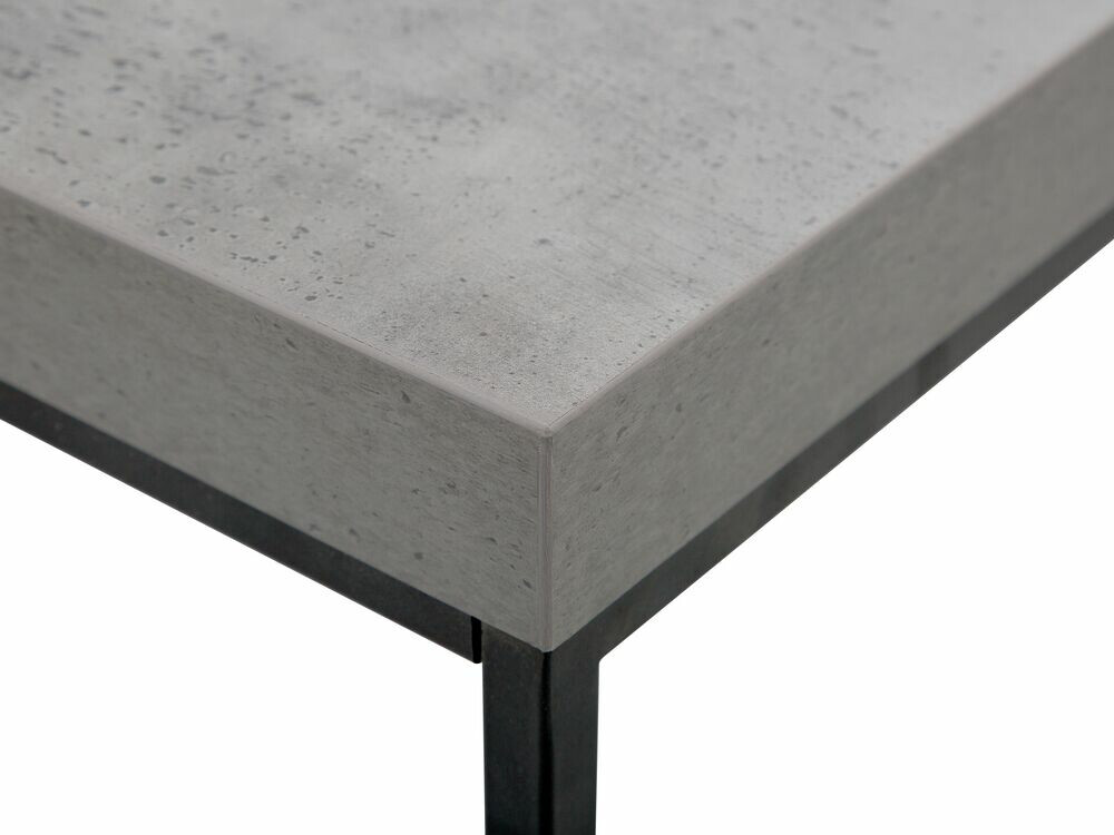 Klubska mizica Berwyn 655 (Črna + Beton)