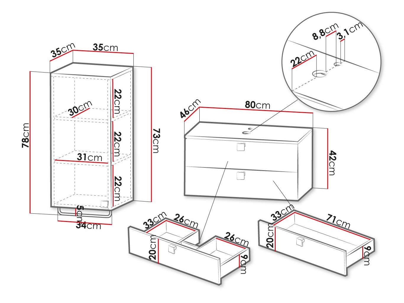 Kopalniški komplet Orlvera 104 (Črna)