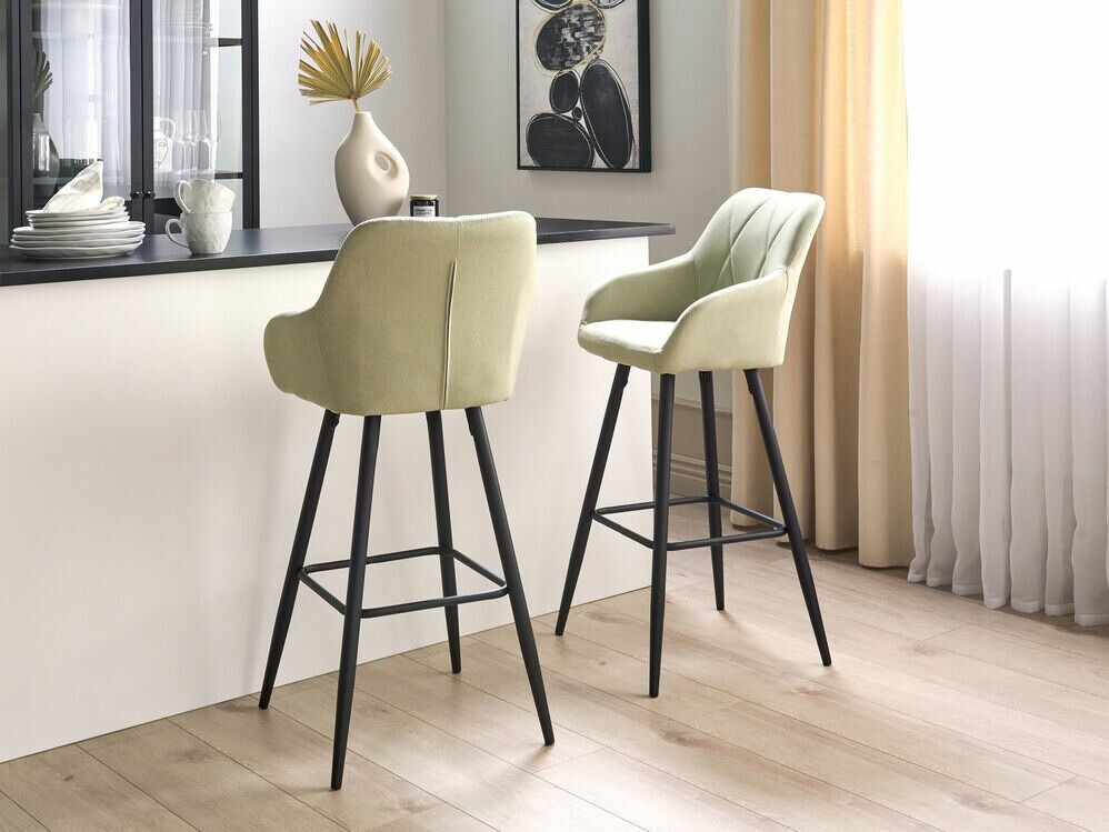 Komplet barskih stolov Berwyn 657 (Svetlo zelena)