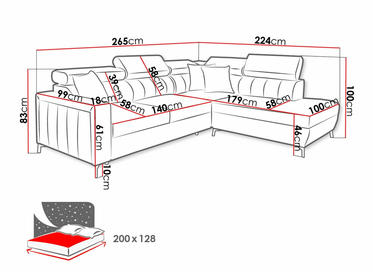 Kotna garnitura Sarasota 148 (Mono 231 + Botanical 36)