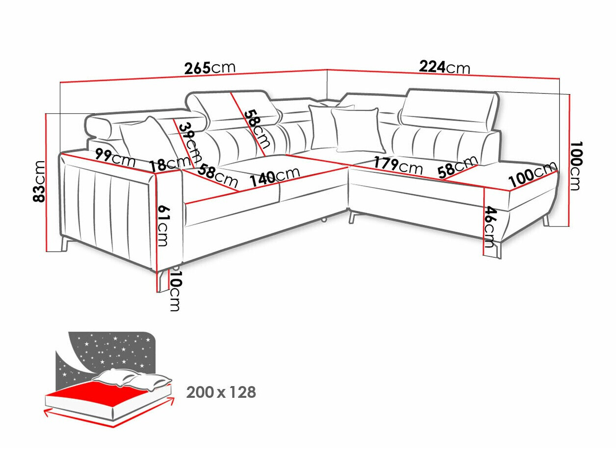 Kotna garnitura Sarasota 148 (Mono 234 + Botanical 36)