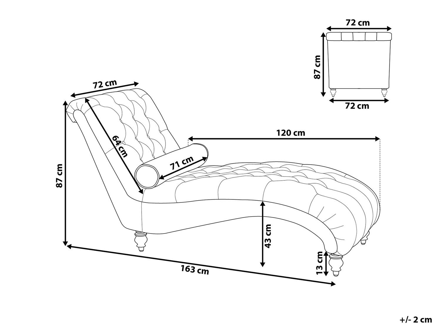 Počivalnik Berwyn 678 (Bež + Rjava)