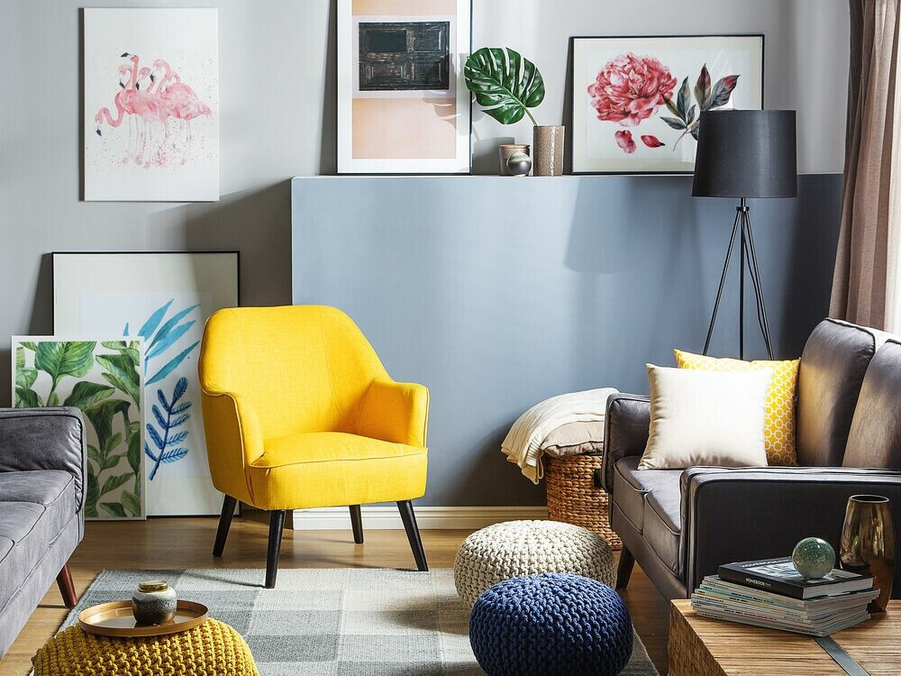 Fotelj Berwyn 689 (Rumena)