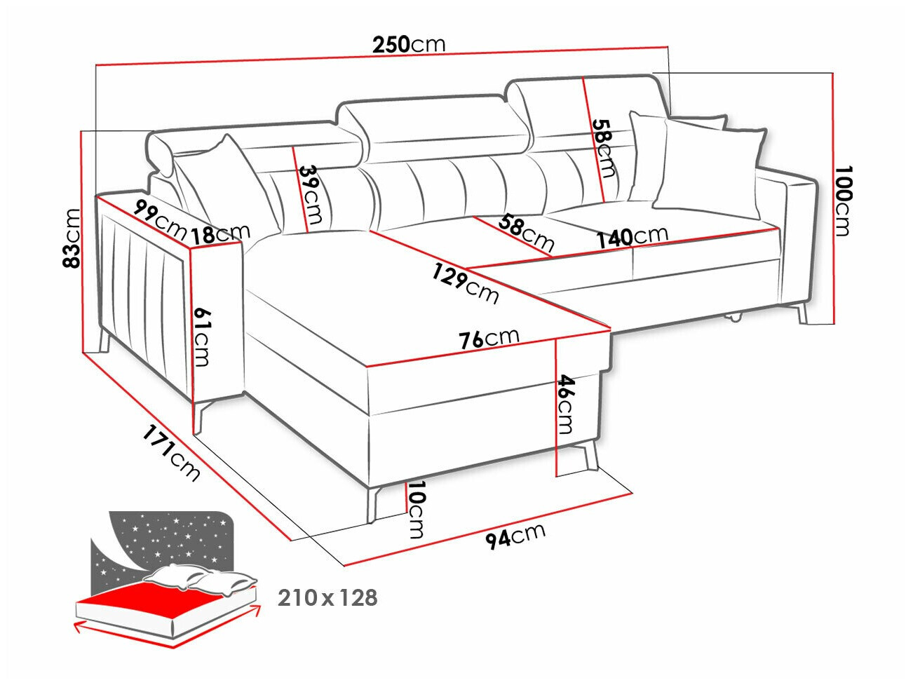 Kotna garnitura Sarasota 151 (Mono 244 + Botanical 36)
