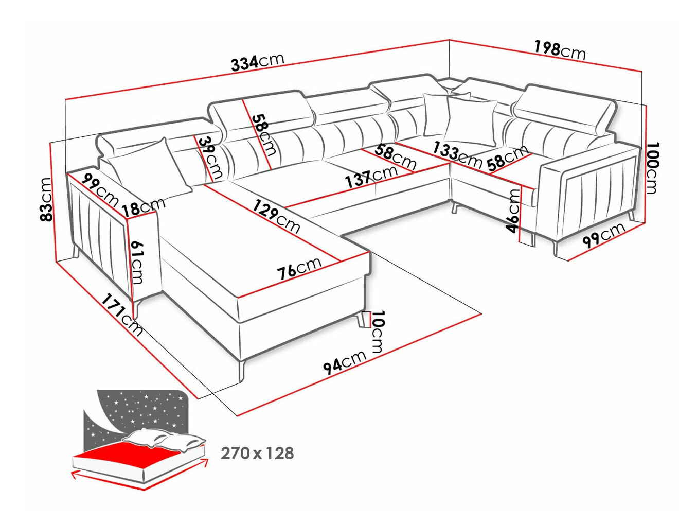 Kotna garnitura Sarasota 153 (Mono 231 + Botanical 36)