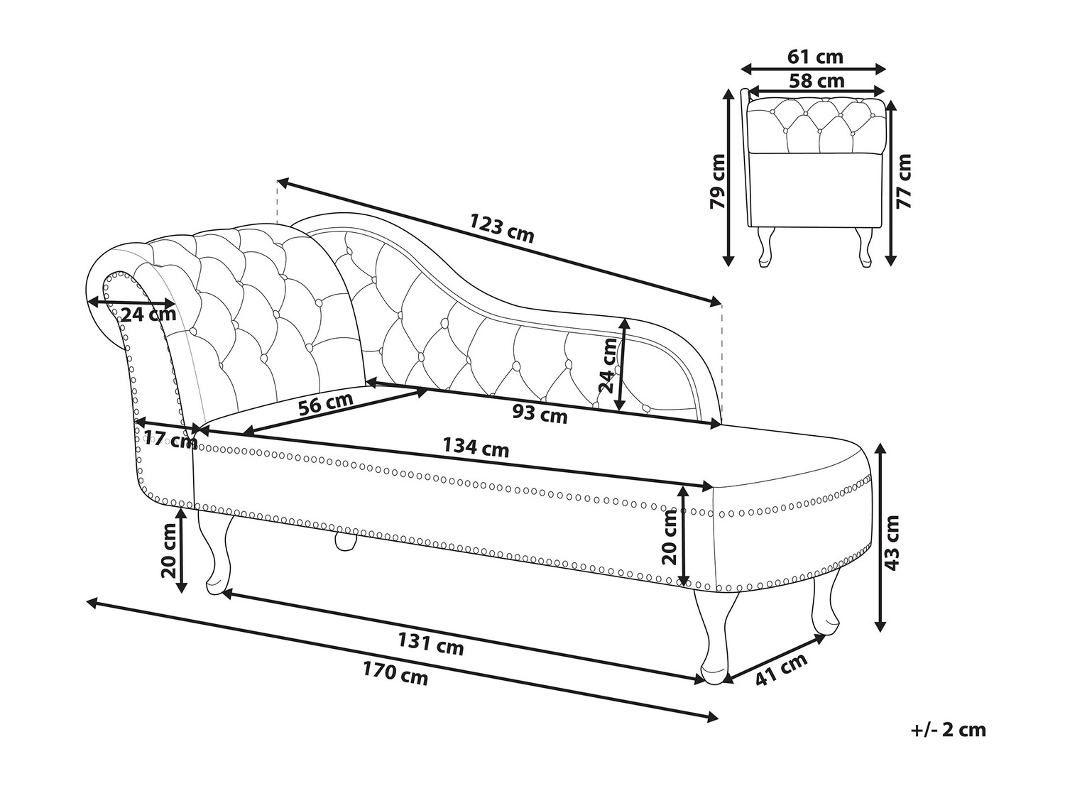 Počivalnik Berwyn 693 (Rjava)