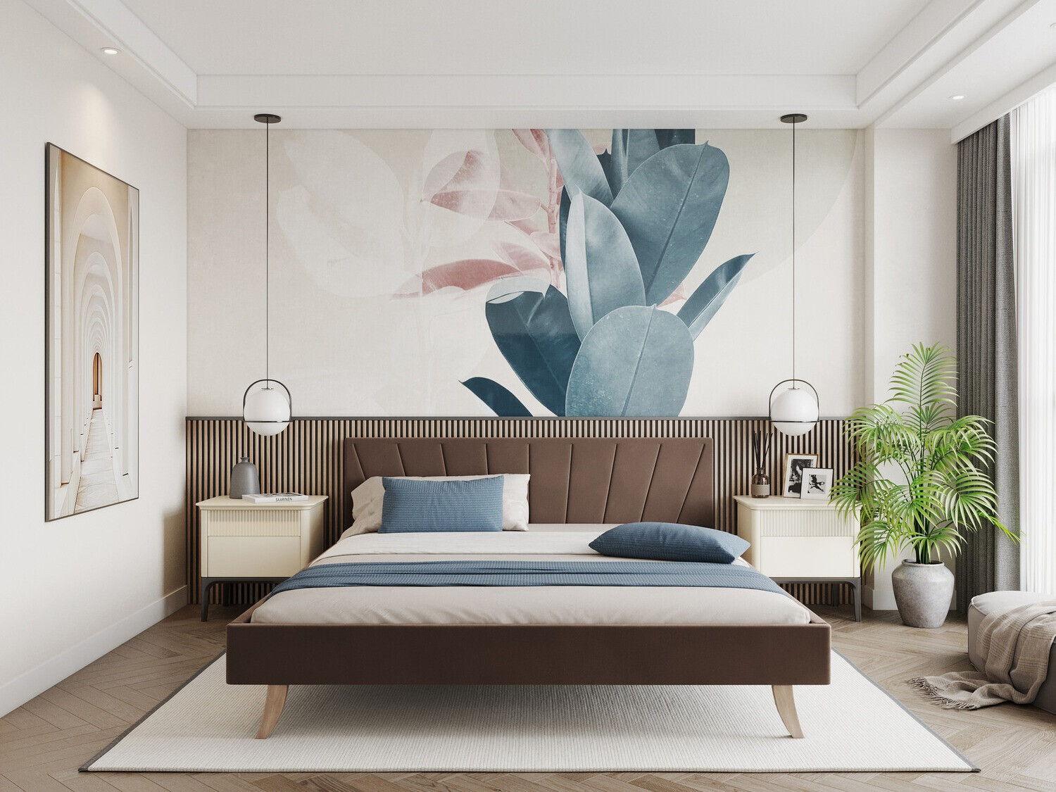 Postelja Fairfield 108 (Rjava)