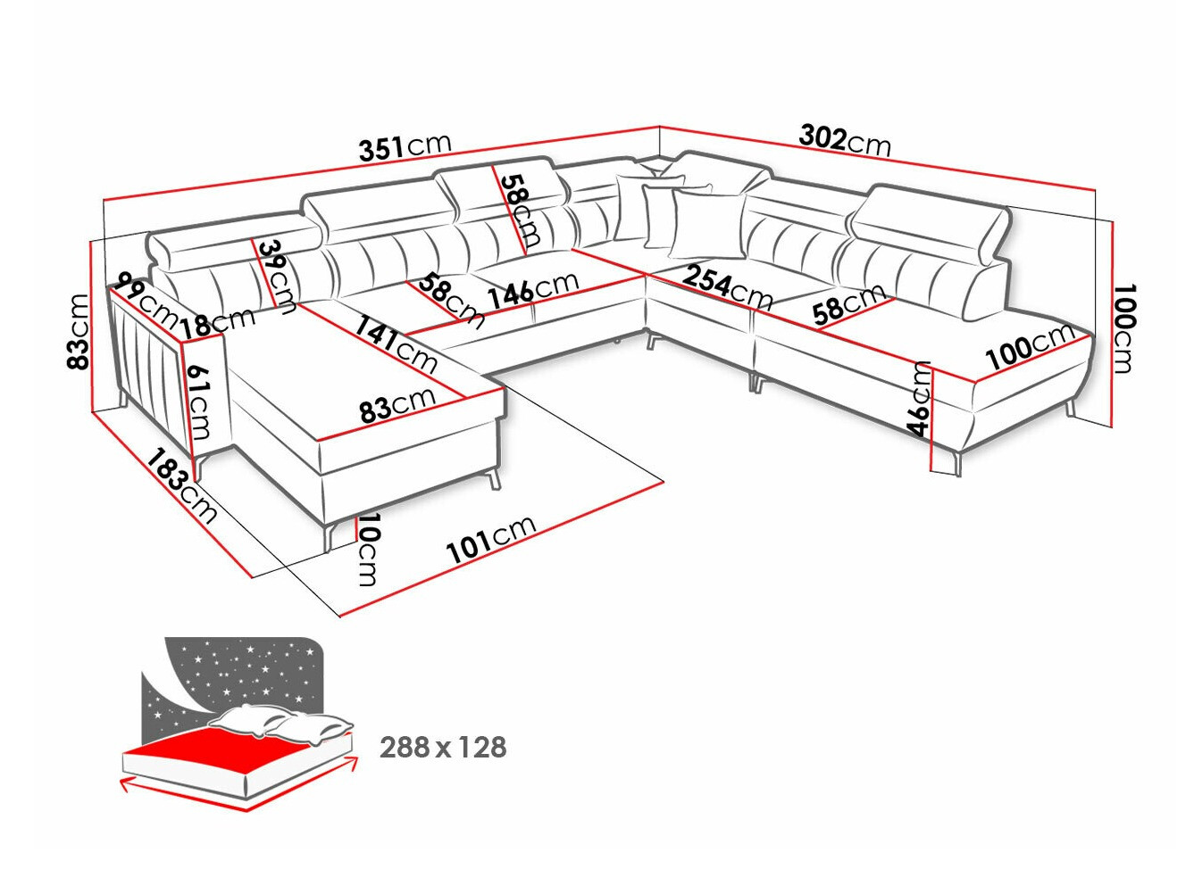 Kotna garnitura Sarasota 155 (Mono 242 + Botanical 36)