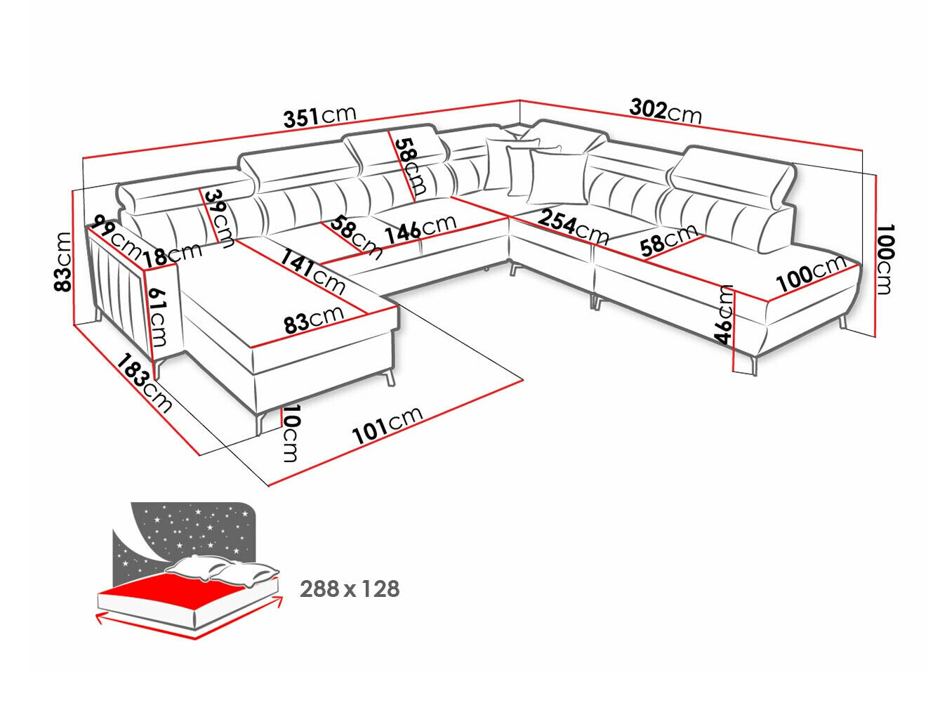 Kotna garnitura Sarasota 155 (Mono 244 + Botanical 36)