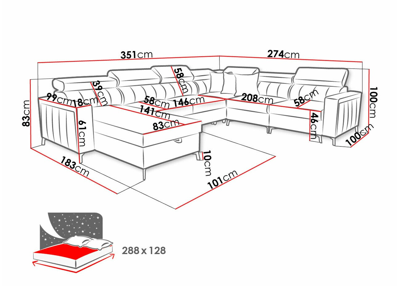 Kotna garnitura Sarasota 157 (Mono 244 + Botanical 36)