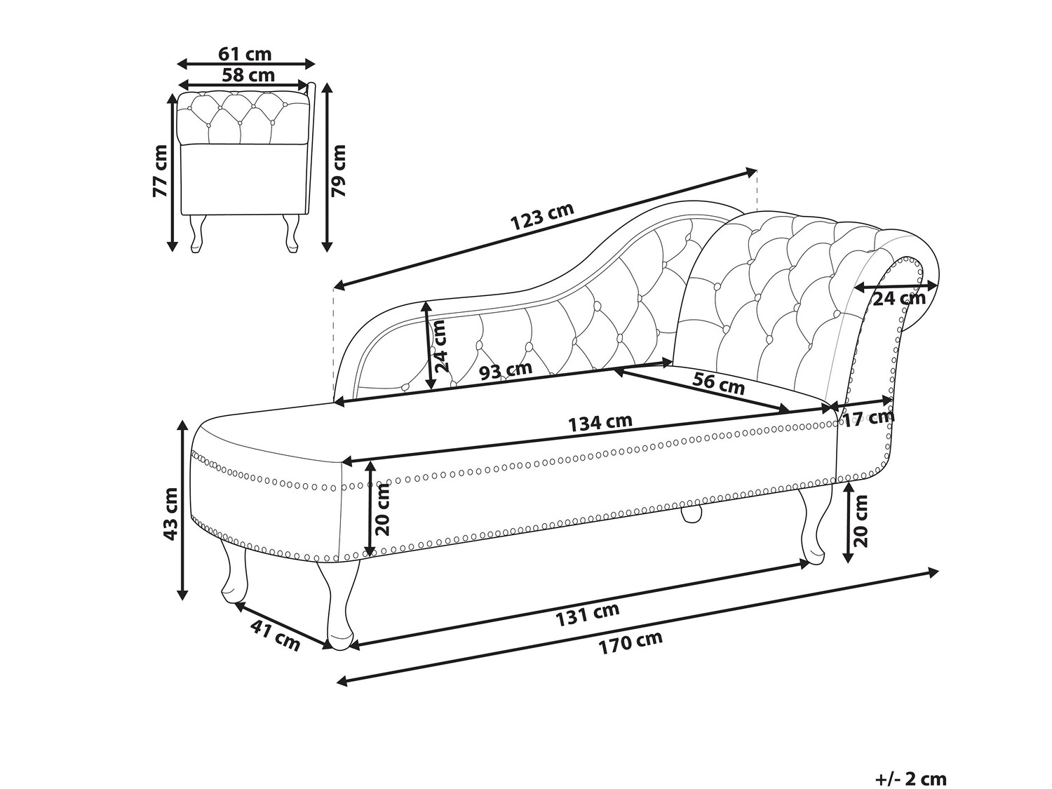 Počivalnik Berwyn 696 (Vijolična)