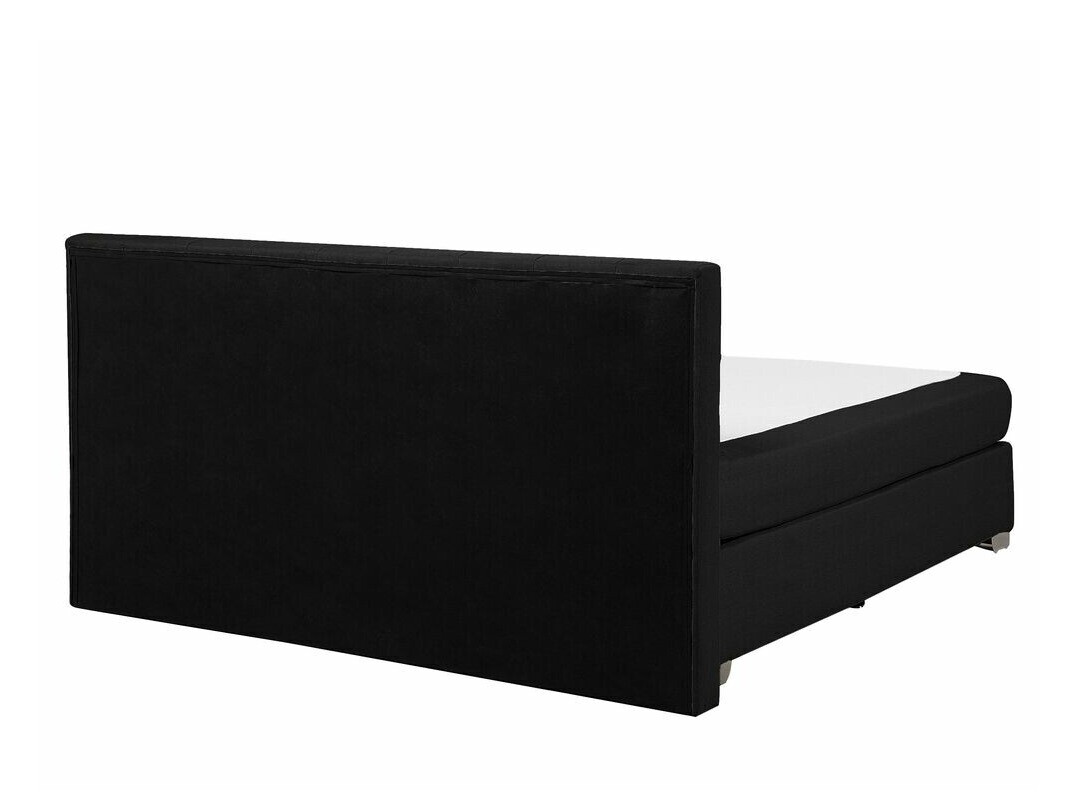 Boxspring postelja Berwyn 718 (Črna)