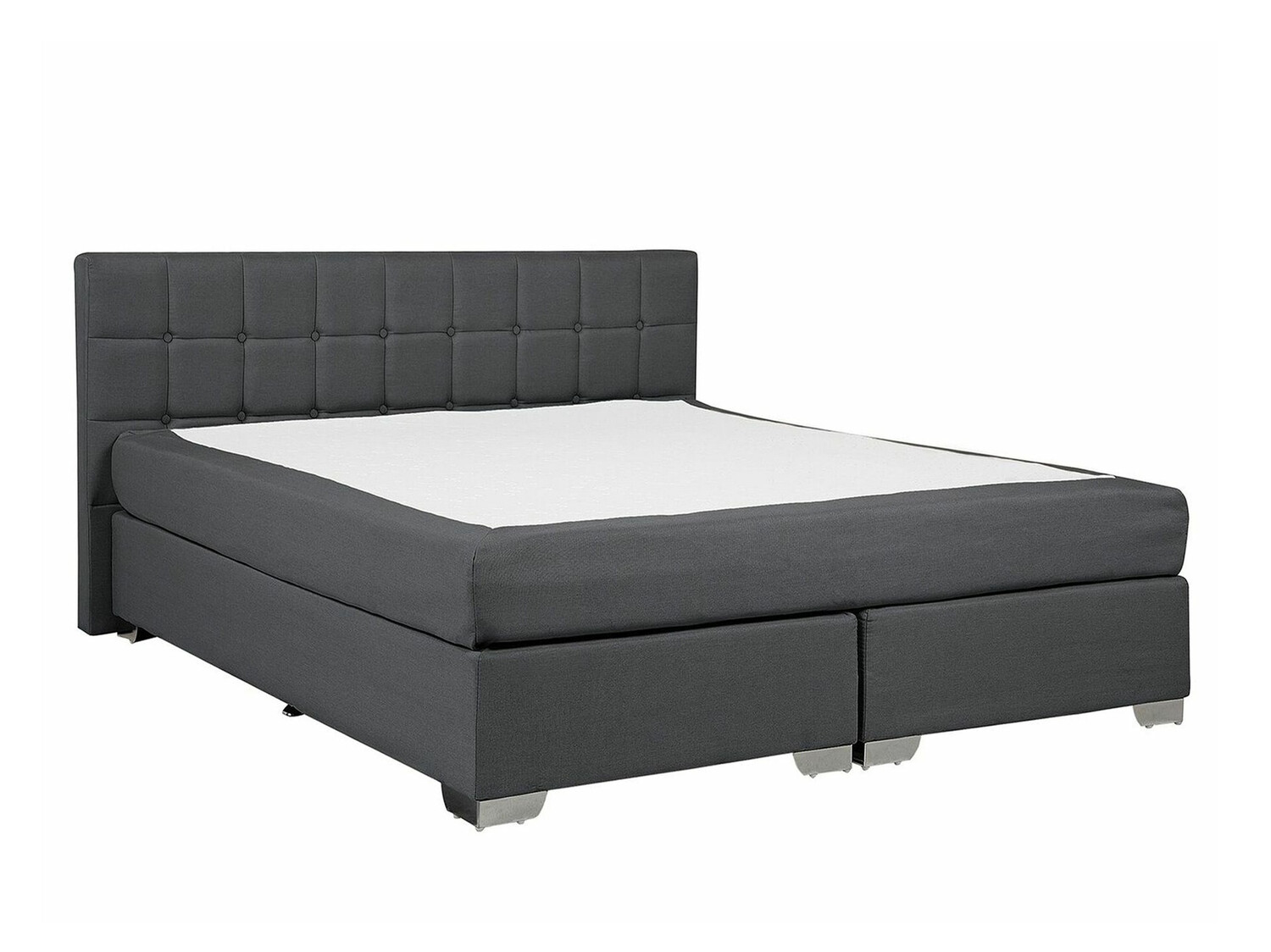 Boxspring postelja Berwyn 718 (Siva)