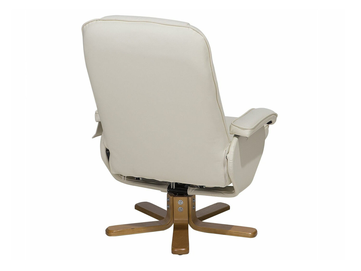 Fotelj s počivalnikom Berwyn 711 (Krema)
