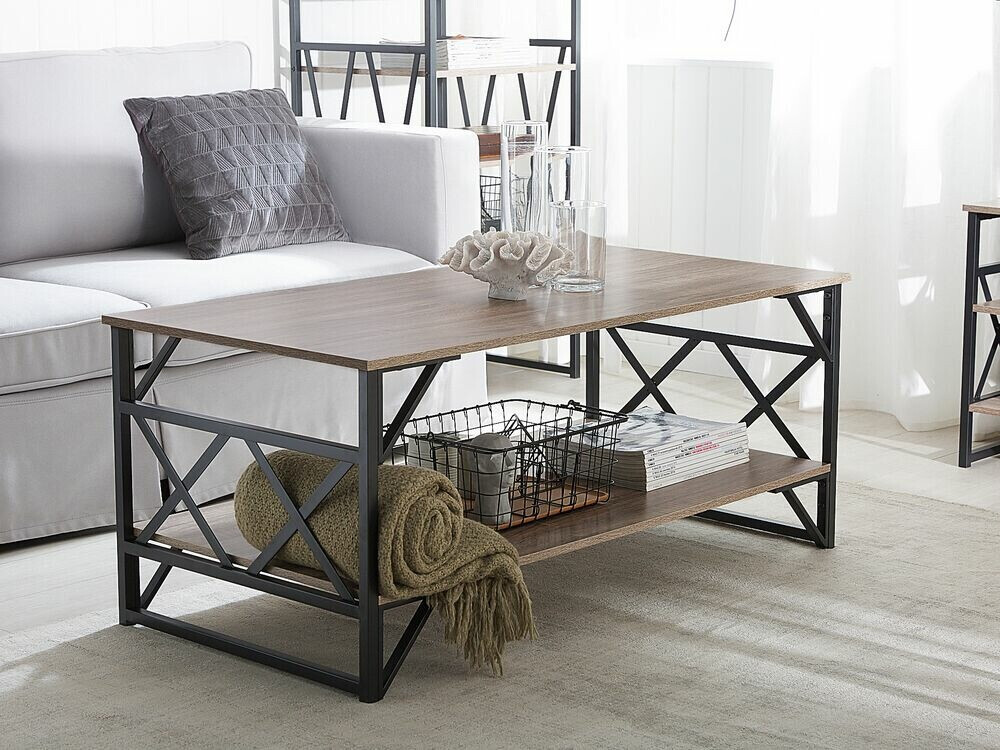 Klubska mizica Berwyn 703 (Črna + Taupe)