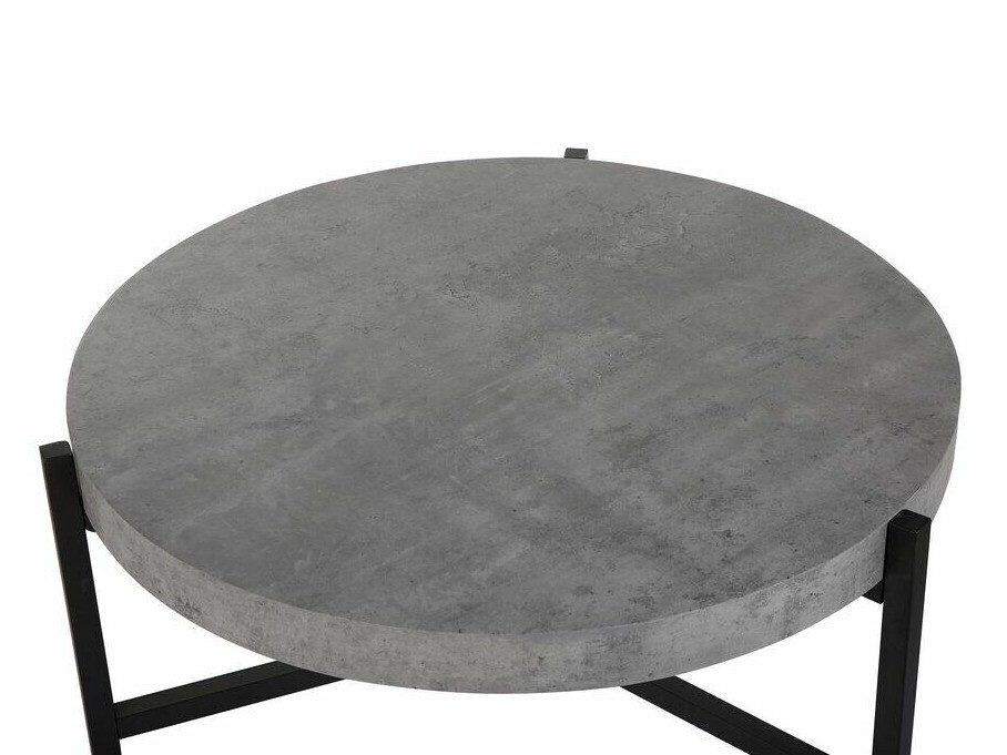 Klubska mizica Berwyn 707 (Črna + Siva)