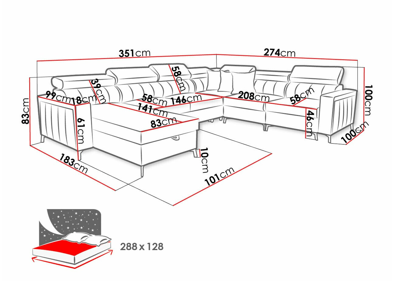 Kotna garnitura Sarasota 157 (Mono 234 + Botanical 36)