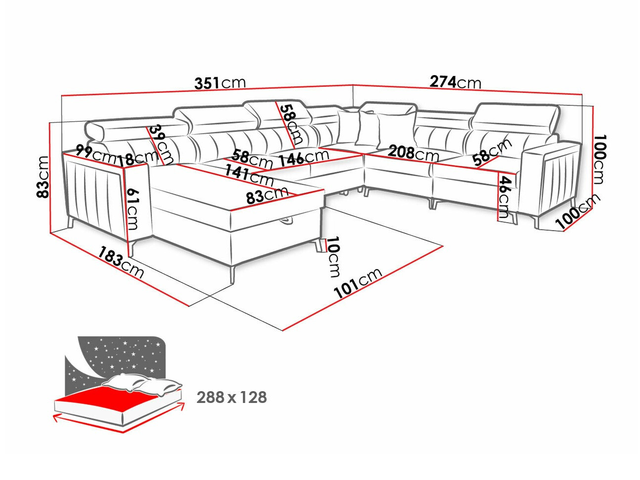 Kotna garnitura Sarasota 157 (Mono 235 + Botanical 36)
