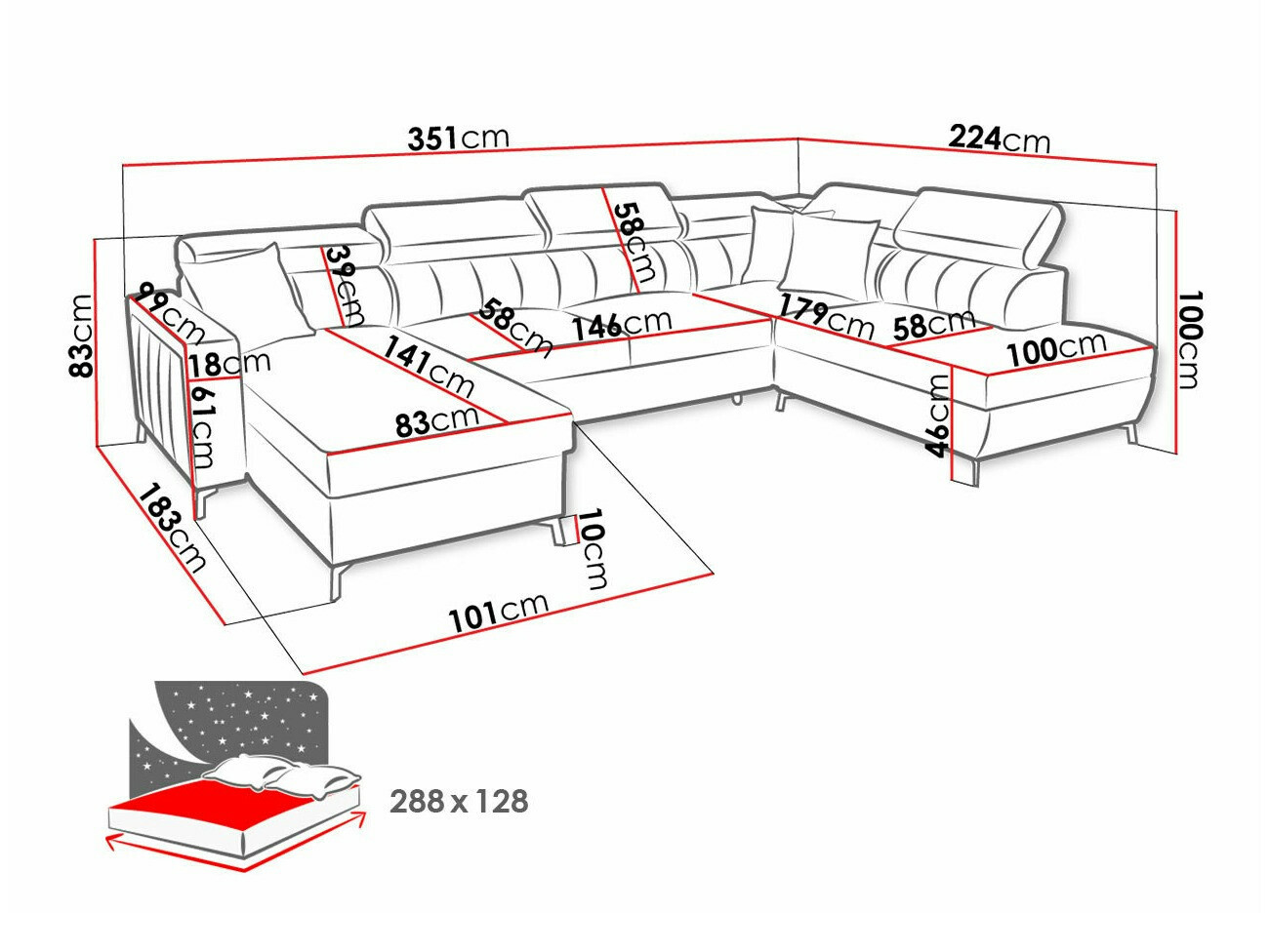 Kotna garnitura Sarasota 158 (Mono 234 + Botanical 36)