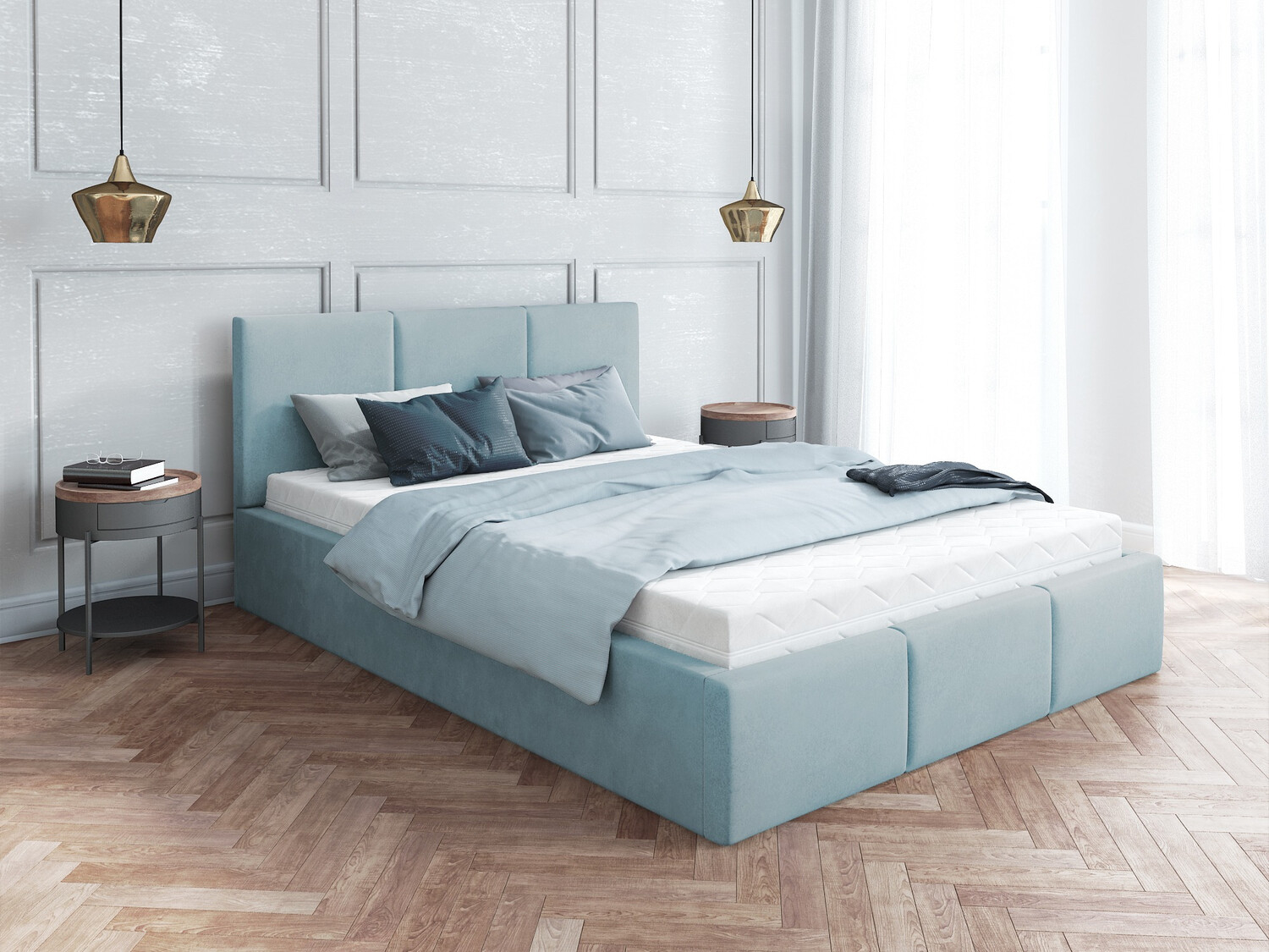 Postelja Fairfield 109 (Svetla menta)