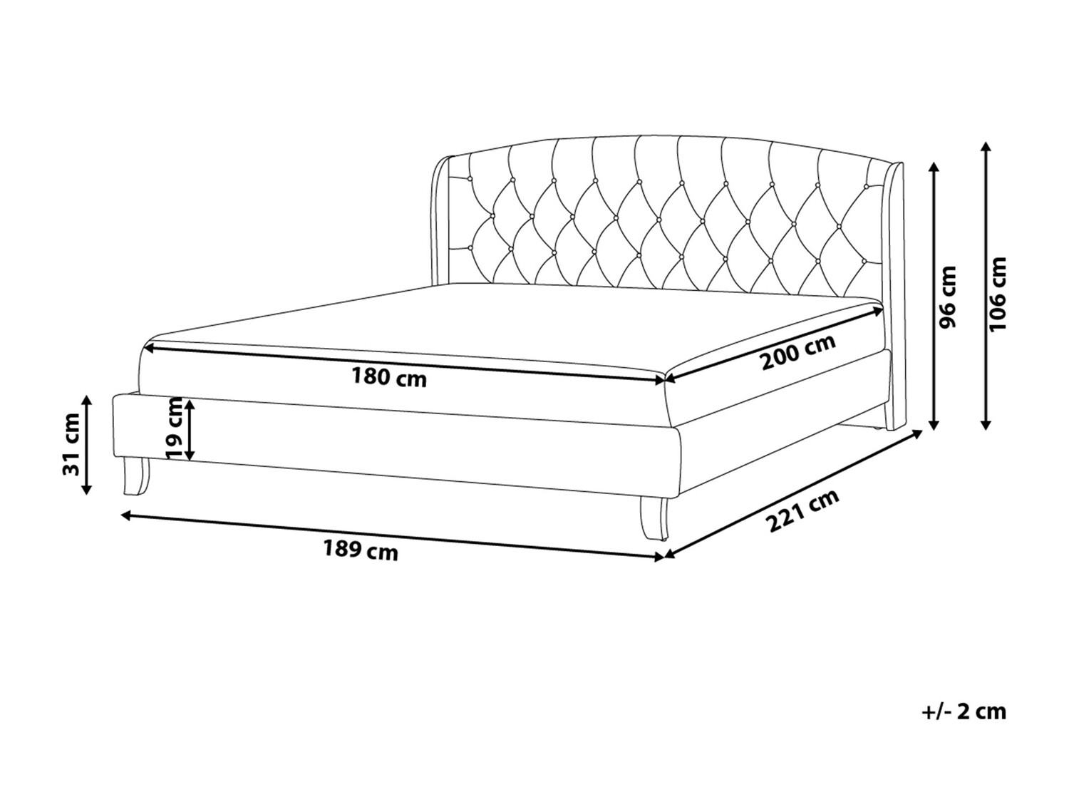Postelja Berwyn 721 (Bež)
