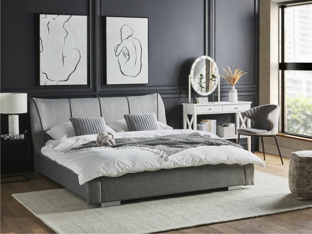 Postelja Berwyn 729 (Siva)