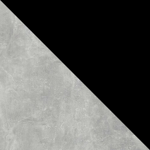 Jedilniški komplet Edmond 116 (Sivi marmor + Črna)