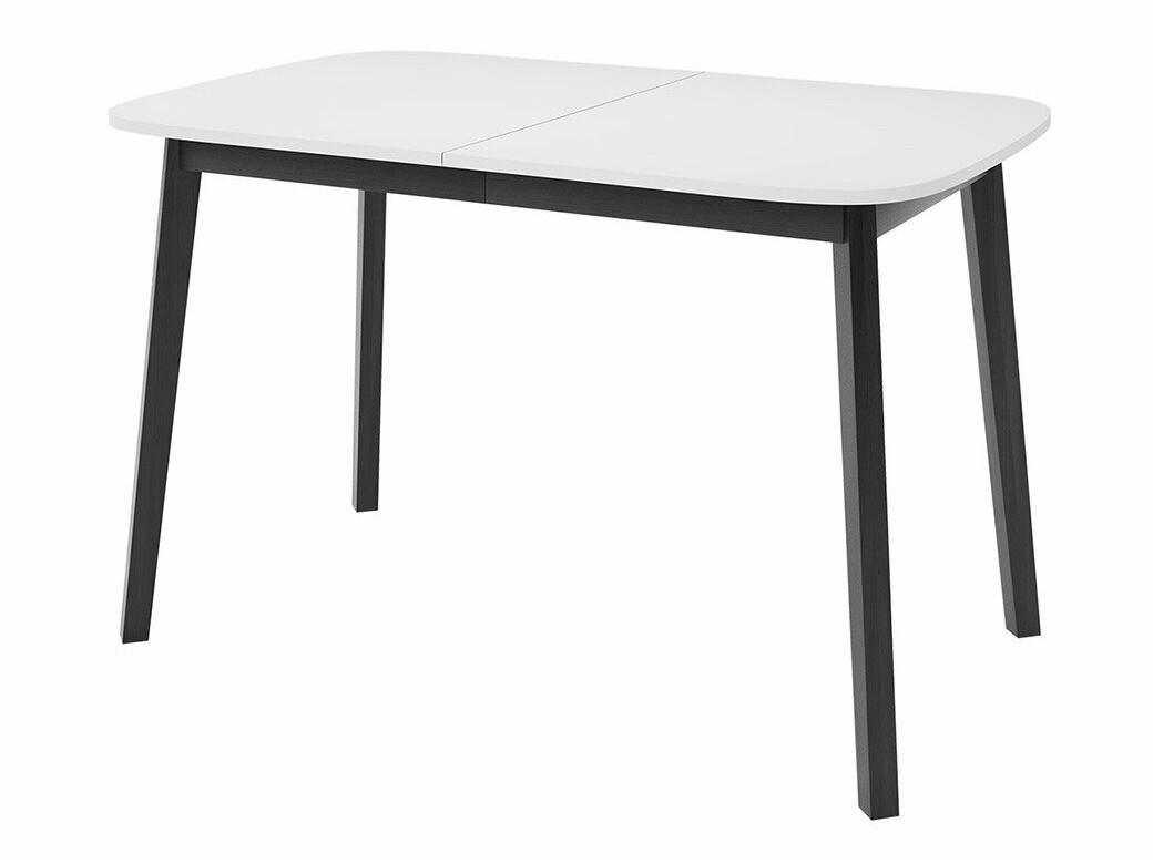 Jedilniški komplet Edmond 117 (Bela + Črna)