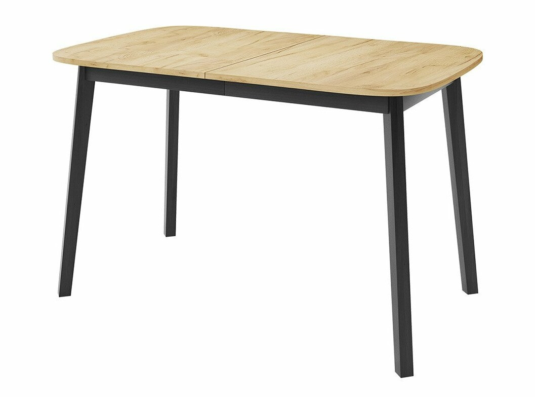 Jedilniški komplet Edmond 117 (Craft zlati hrast + Črna)