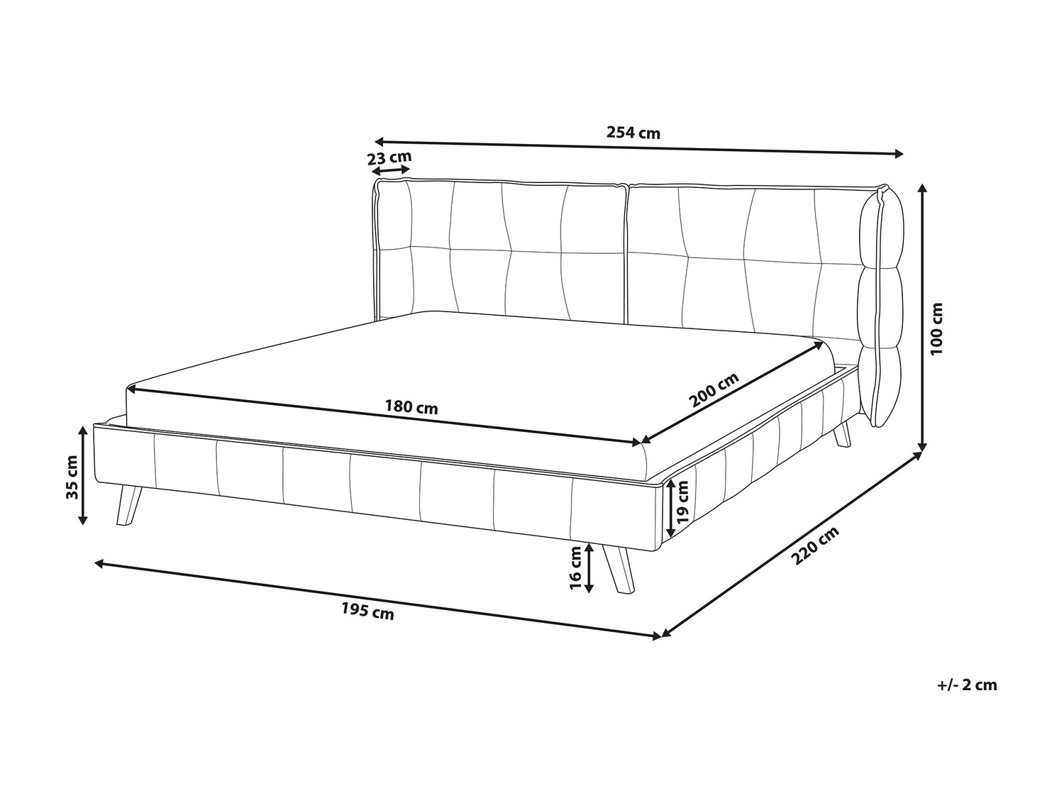 Postelja Berwyn 786 (Siva)
