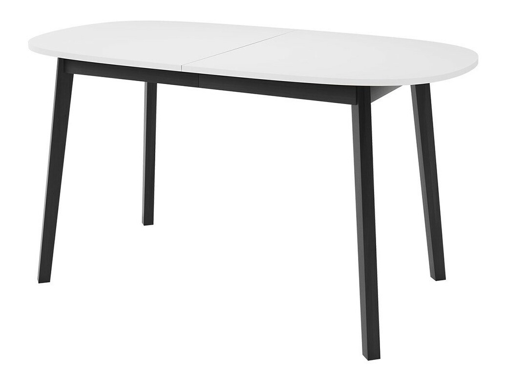 Jedilniški komplet Edmond 121 (Bela + Črna)